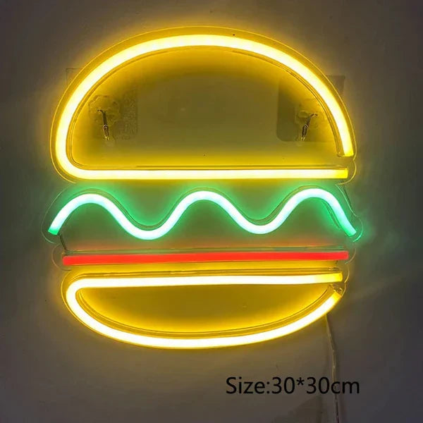 Quickbite - fast food neonschild nachtlicht