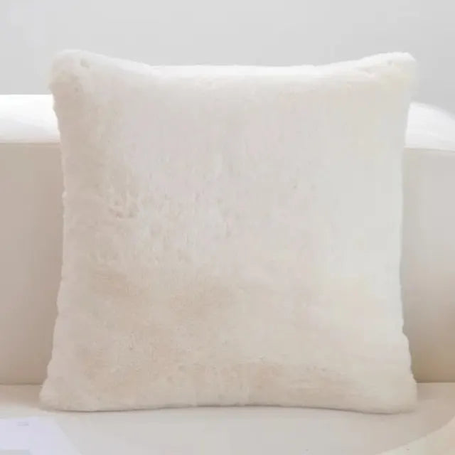 LuxeFur - ultra weicher kaninchen kissenbezug
