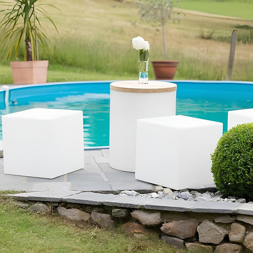 CubeGlow – kubische gartenlampe