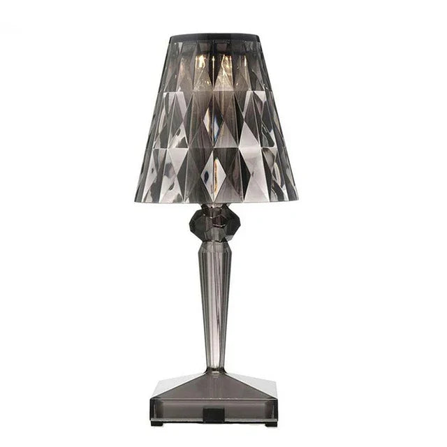 Luminouscrystal – kunst-tischlampe aus acrylkristall