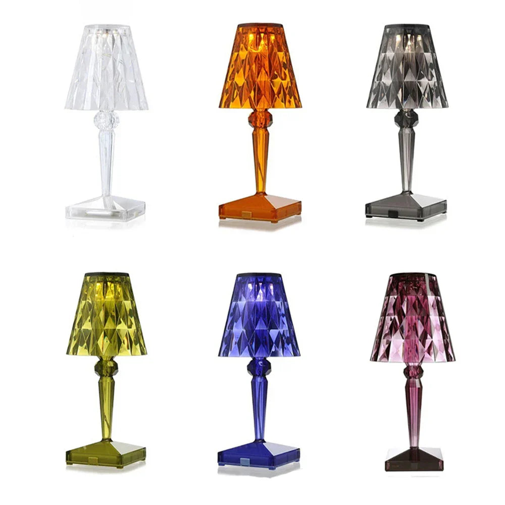 Luminouscrystal – kunst-tischlampe aus acrylkristall