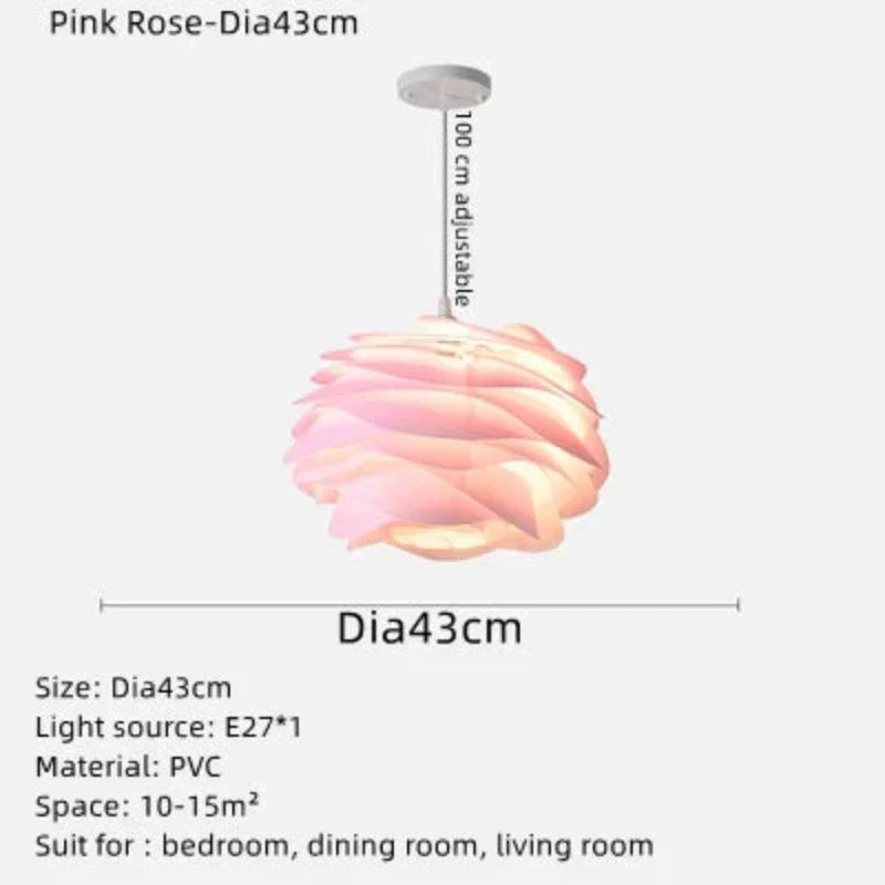 Crystalpetal – rosenkranz-deckenanhänger