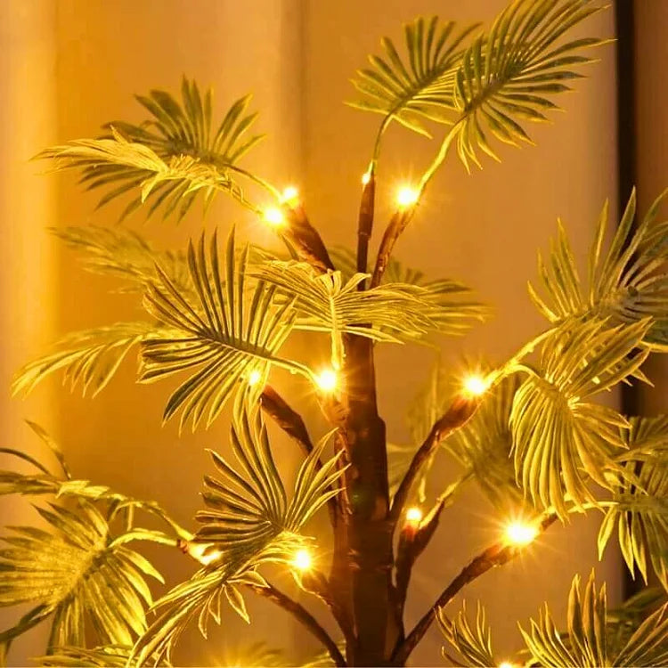 Weihnachten led palm leaf lights