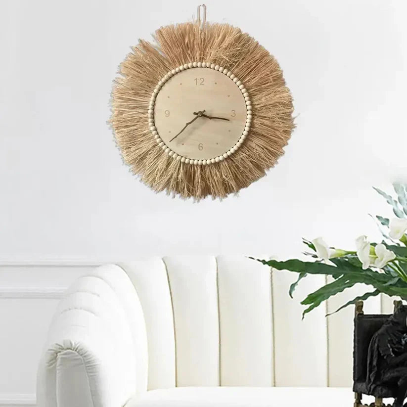 Wheatwhirl - wanduhr mit strohzeit