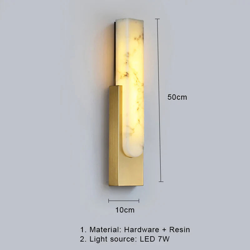 Marbleglow - simuliertes goldenes licht
