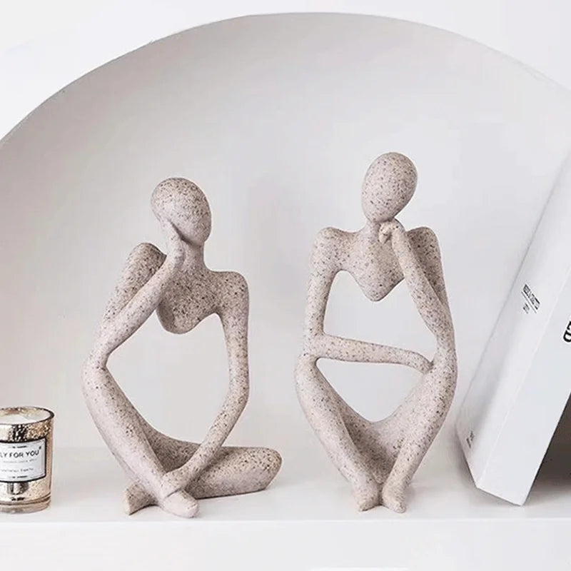 Die statuen des abstrakten denkers