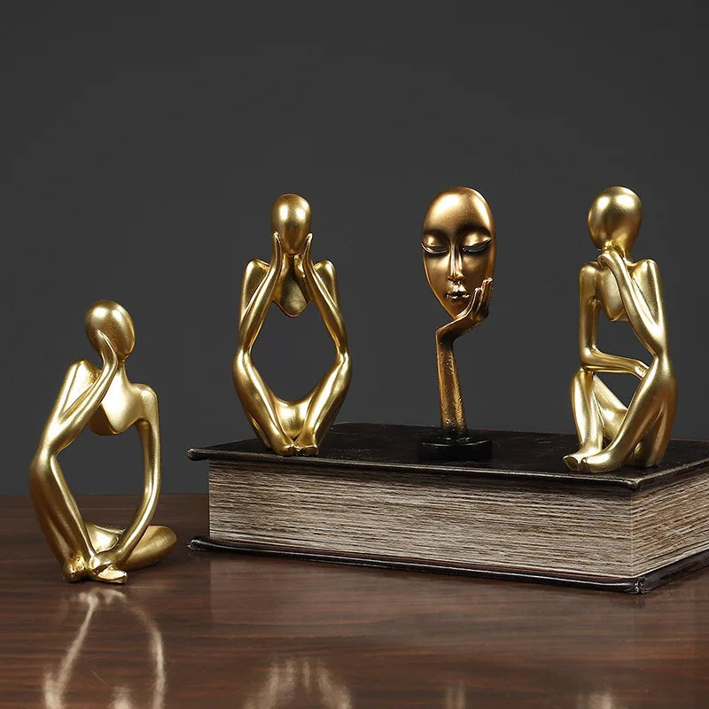 Die statuen des abstrakten denkers