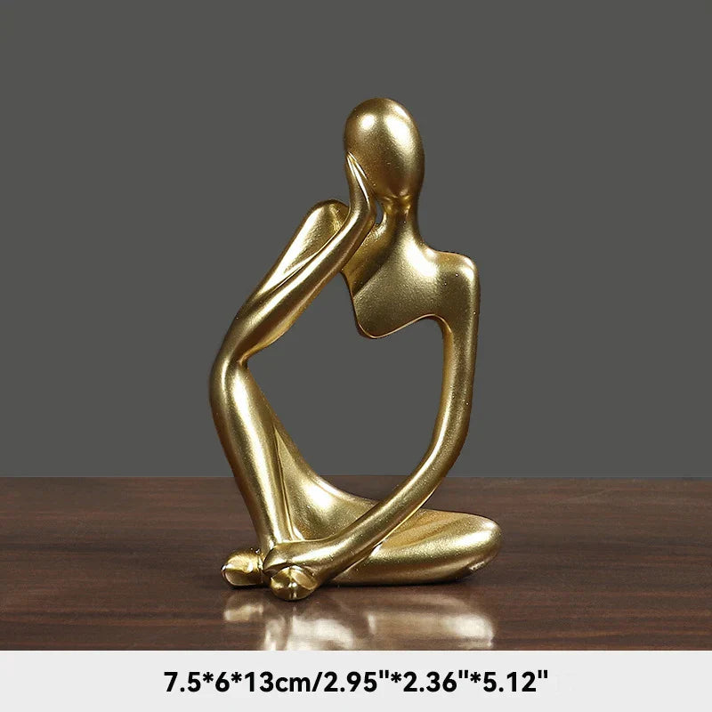 Die statuen des abstrakten denkers