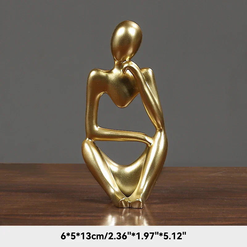 Die statuen des abstrakten denkers