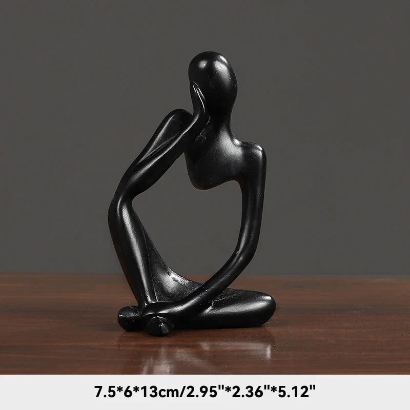 Die statuen des abstrakten denkers
