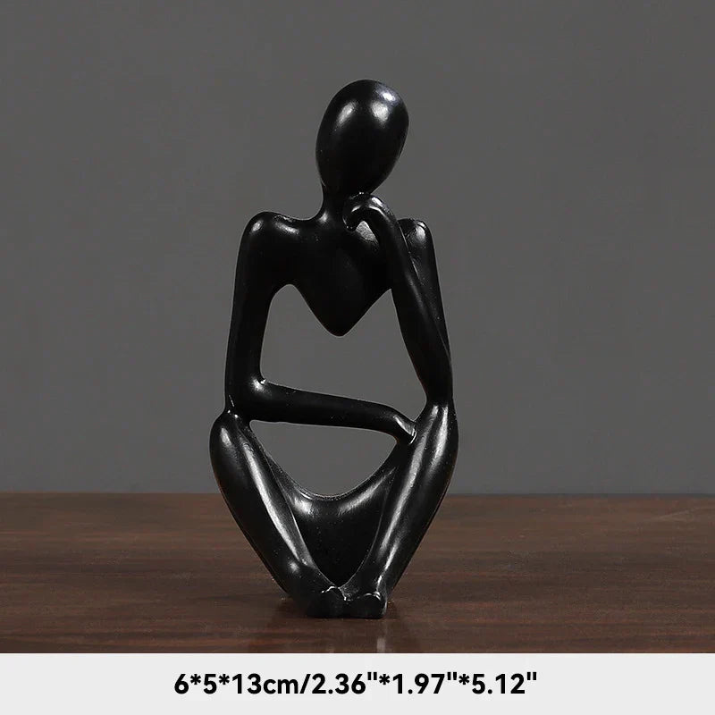 Die statuen des abstrakten denkers