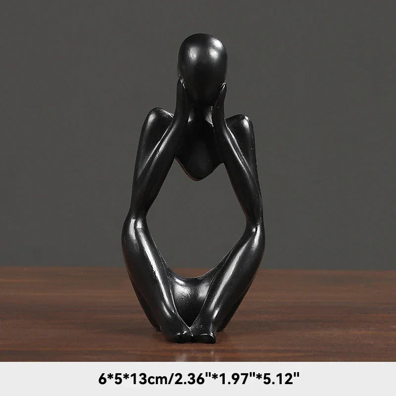 Die statuen des abstrakten denkers