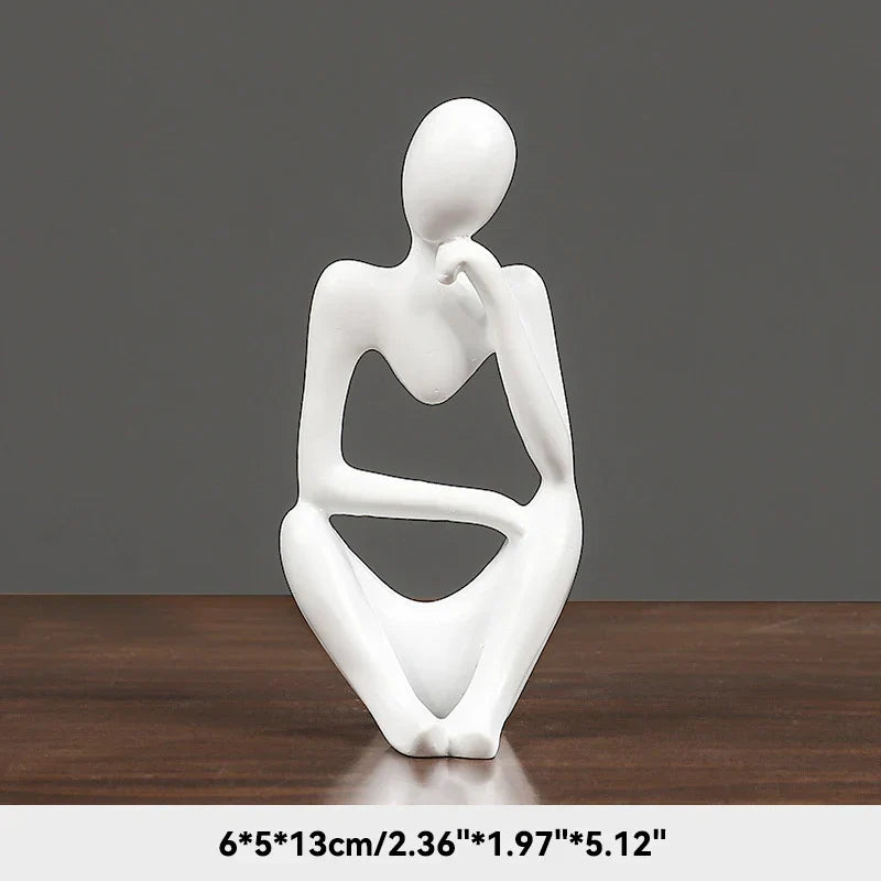 Die statuen des abstrakten denkers