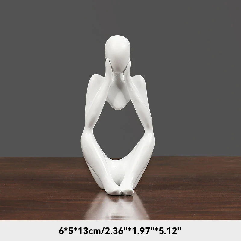 Die statuen des abstrakten denkers