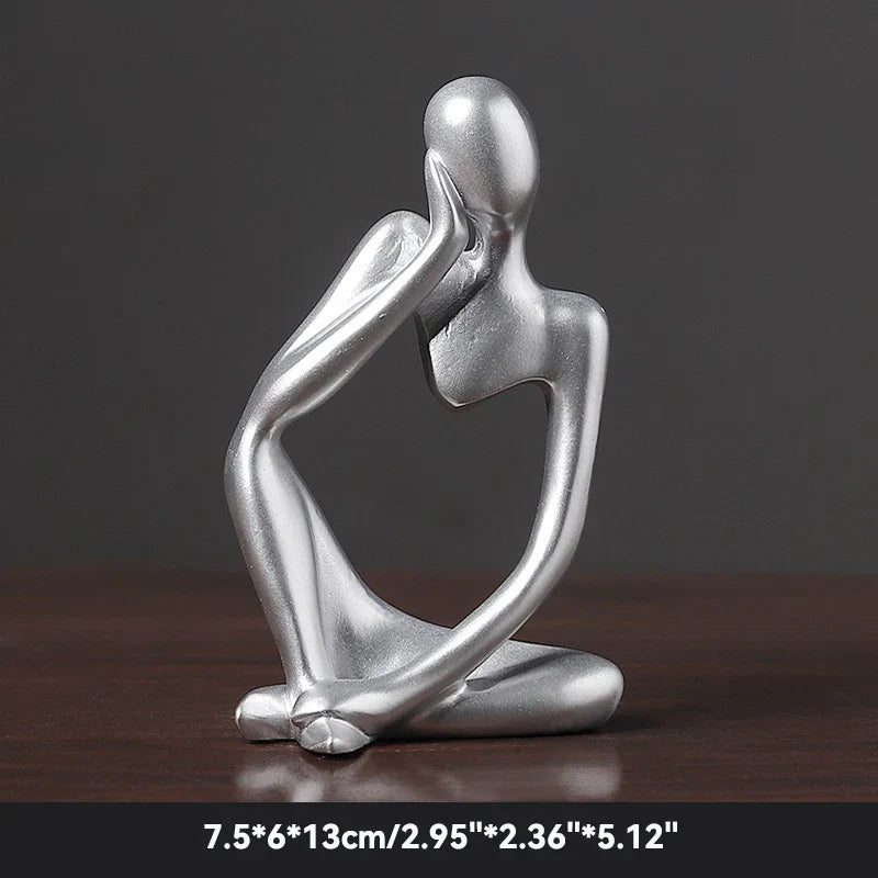 Die statuen des abstrakten denkers
