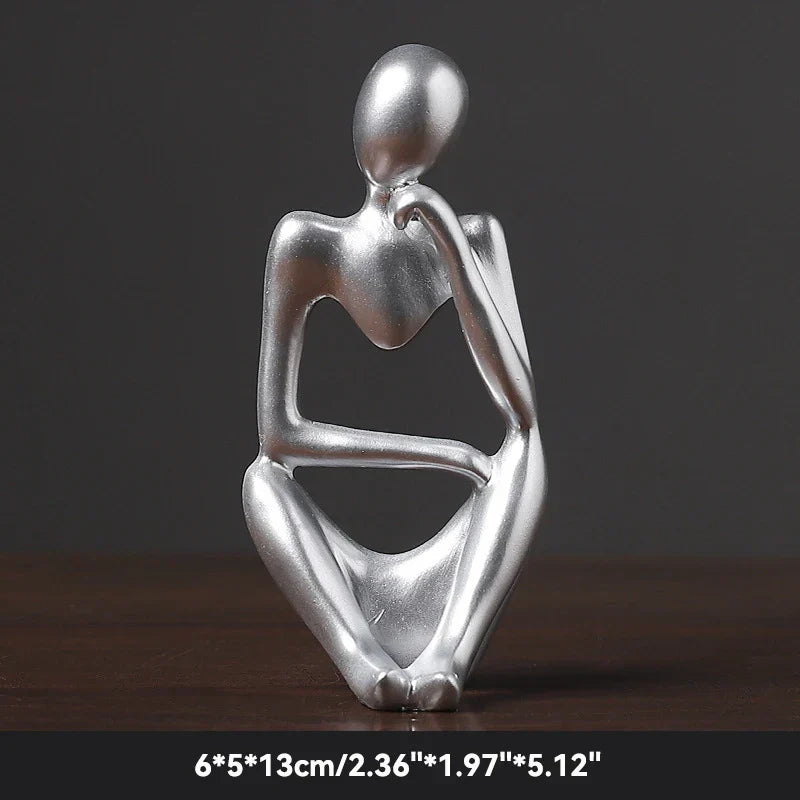 Die statuen des abstrakten denkers