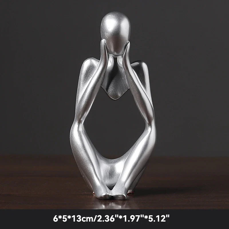 Die statuen des abstrakten denkers