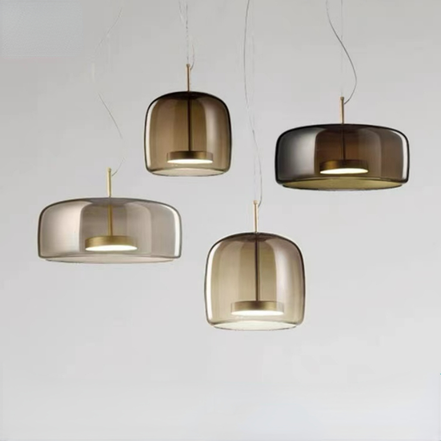 Moderne glazen hanglampen