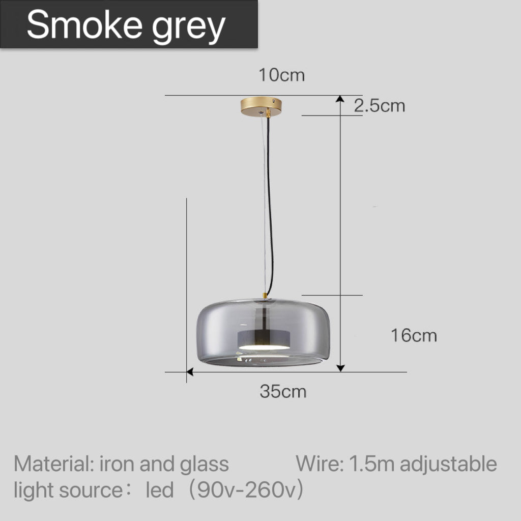 Moderne glazen hanglampen