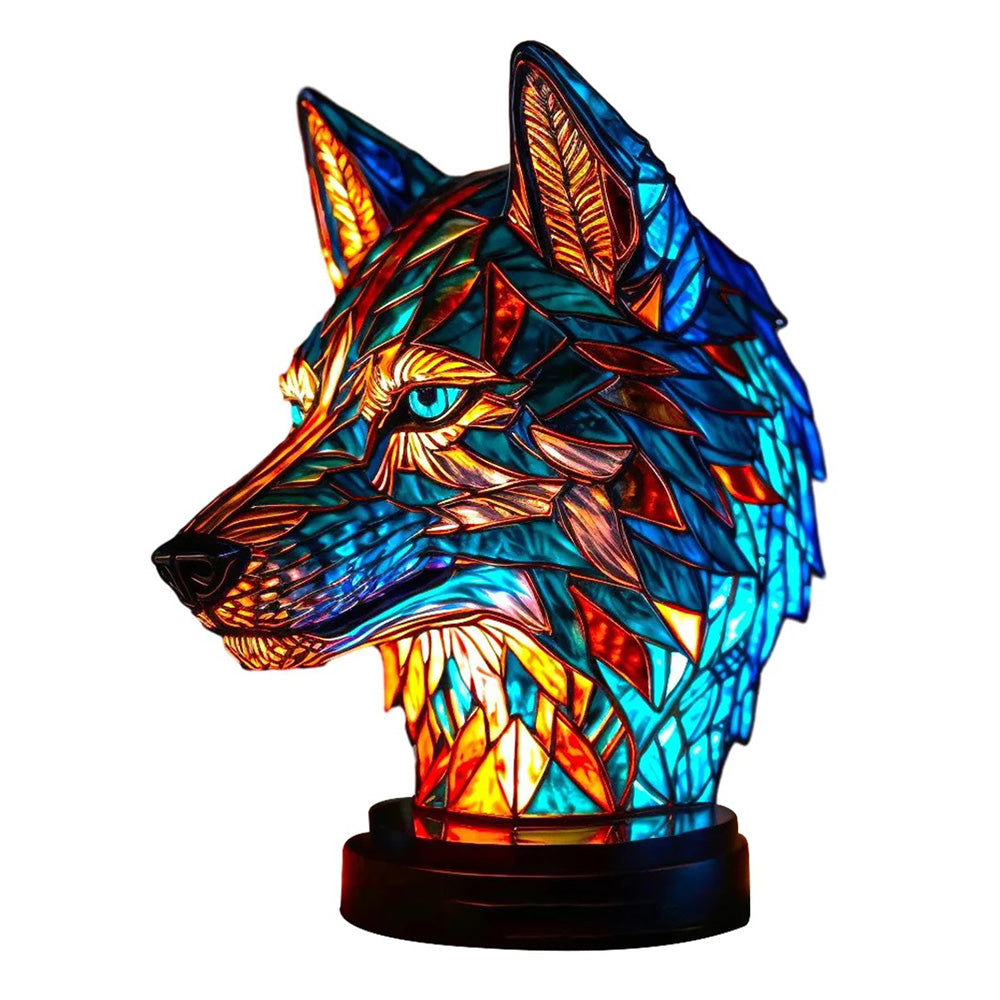 Tierglanz | lampe mit buntglas von tieren