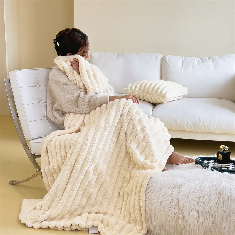 FlannelStripes | doppelseitige decke