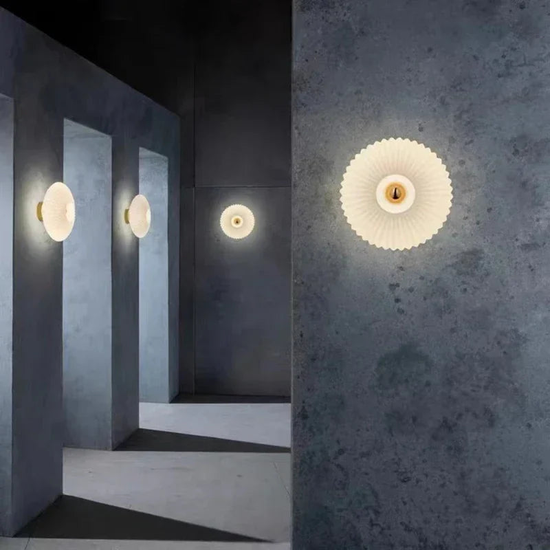 Nimbusflux - wandlampen glas ripple lights