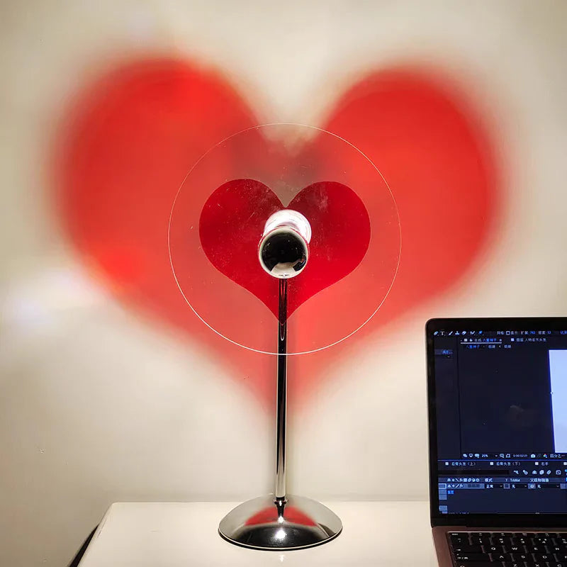 LoveLight | led herz tischlampe