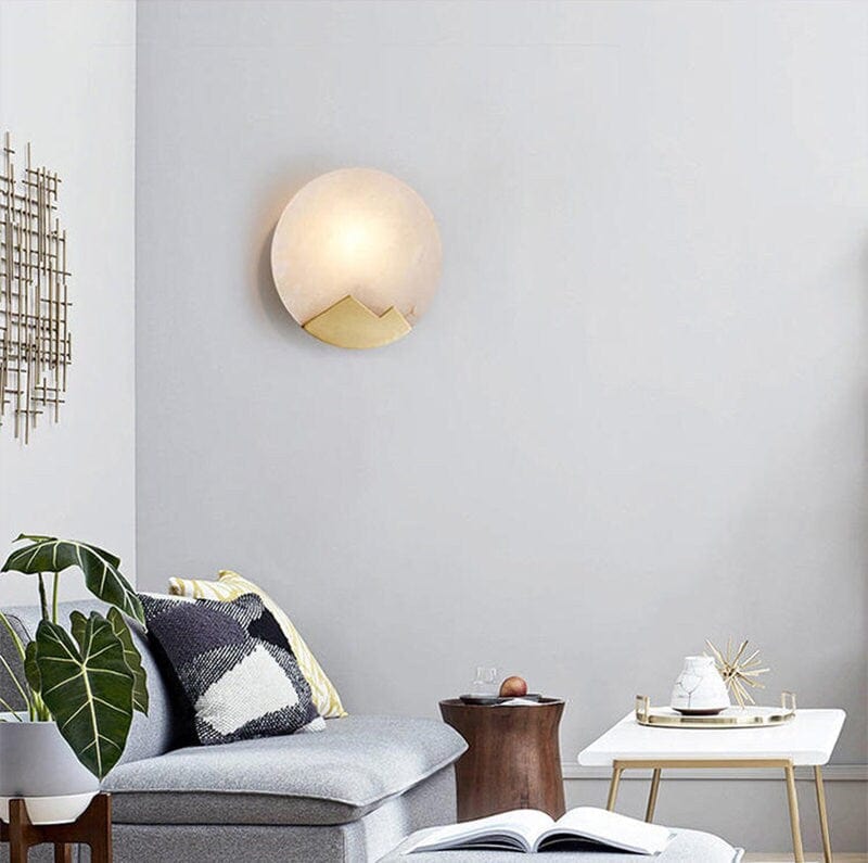 Nordic minimalist marmor wandleuchte