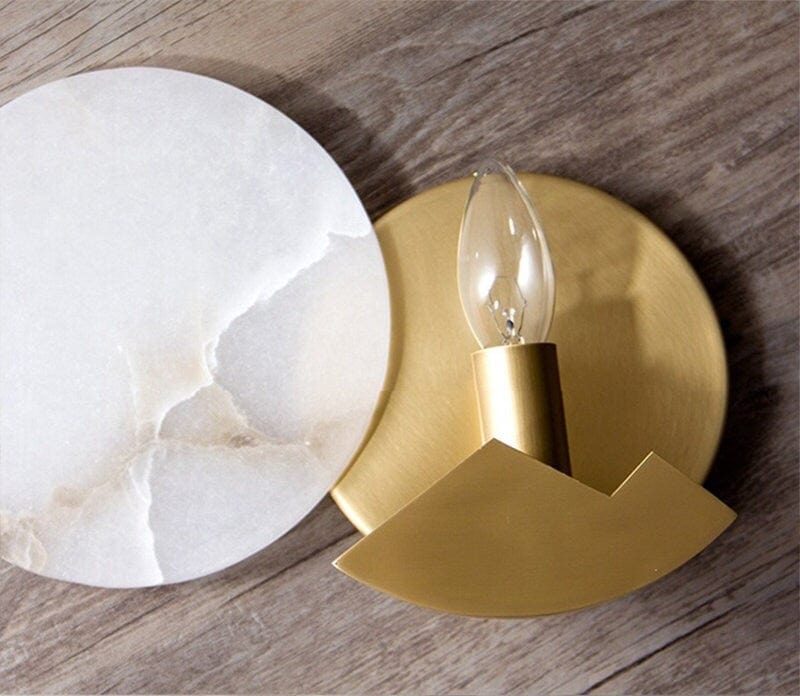 Nordic minimalist marmor wandleuchte
