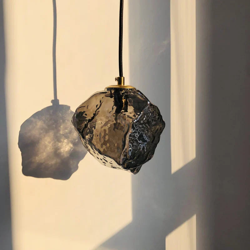 Lava glas pendelleuchte