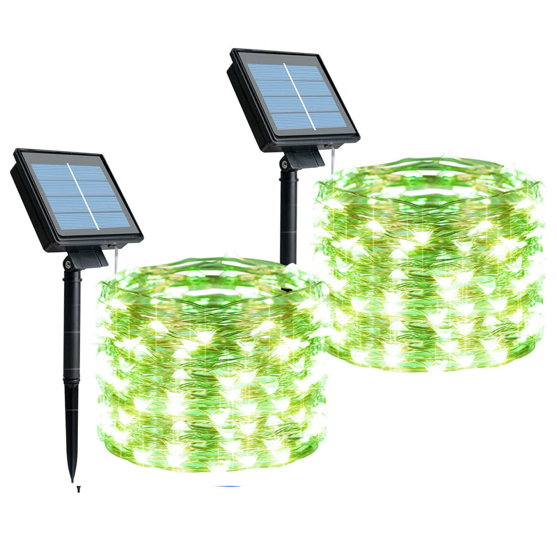 Solar-lichterketten für den außenbereich | wasserdichte solar-gartenleuchten