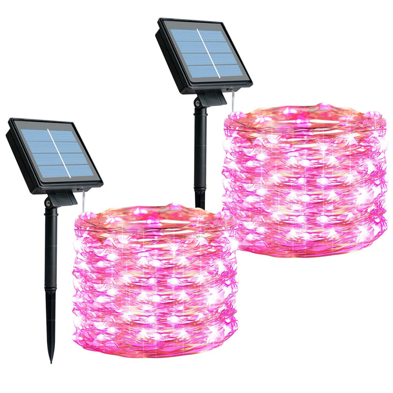 Solar-lichterketten für den außenbereich | wasserdichte solar-gartenleuchten