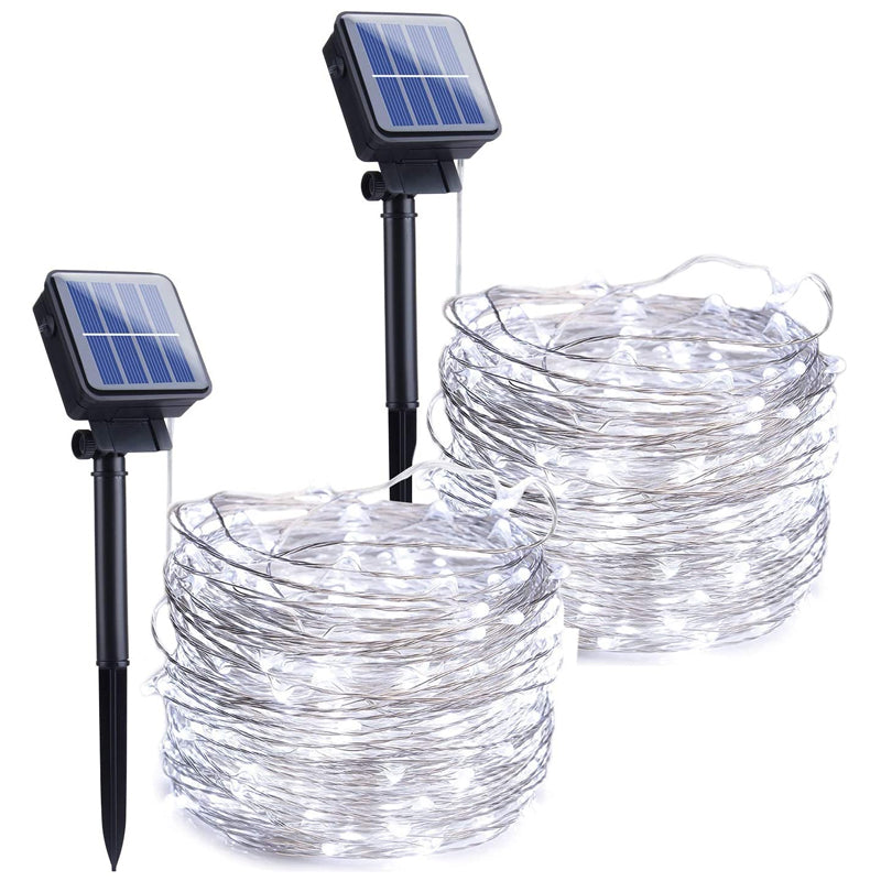 Solar-lichterketten für den außenbereich | wasserdichte solar-gartenleuchten