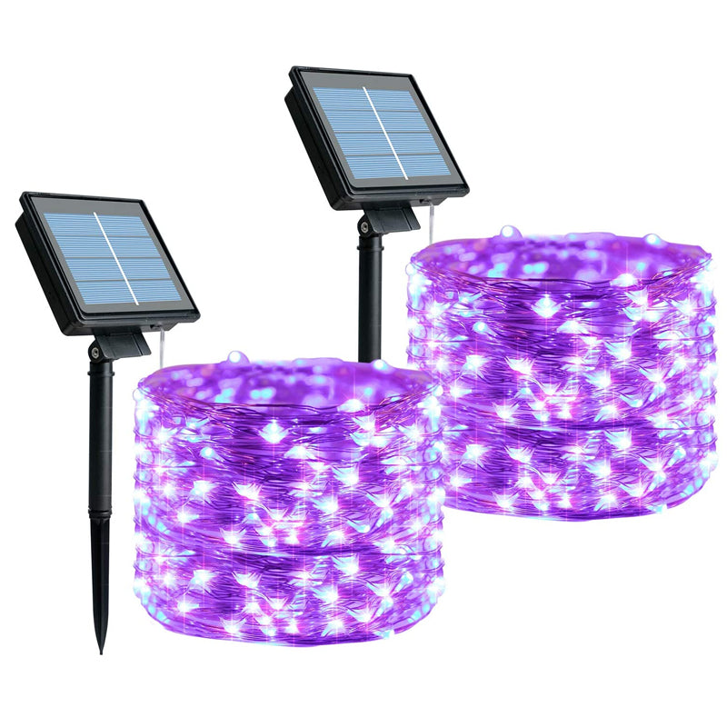 Solar-lichterketten für den außenbereich | wasserdichte solar-gartenleuchten