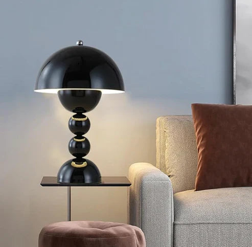 Nordische mushroom dimmbare led tischlampe | usb wiederaufladbar