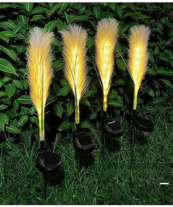 Fiber reed außenleuchte (solar)