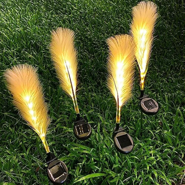 Fiber reed außenleuchte (solar)