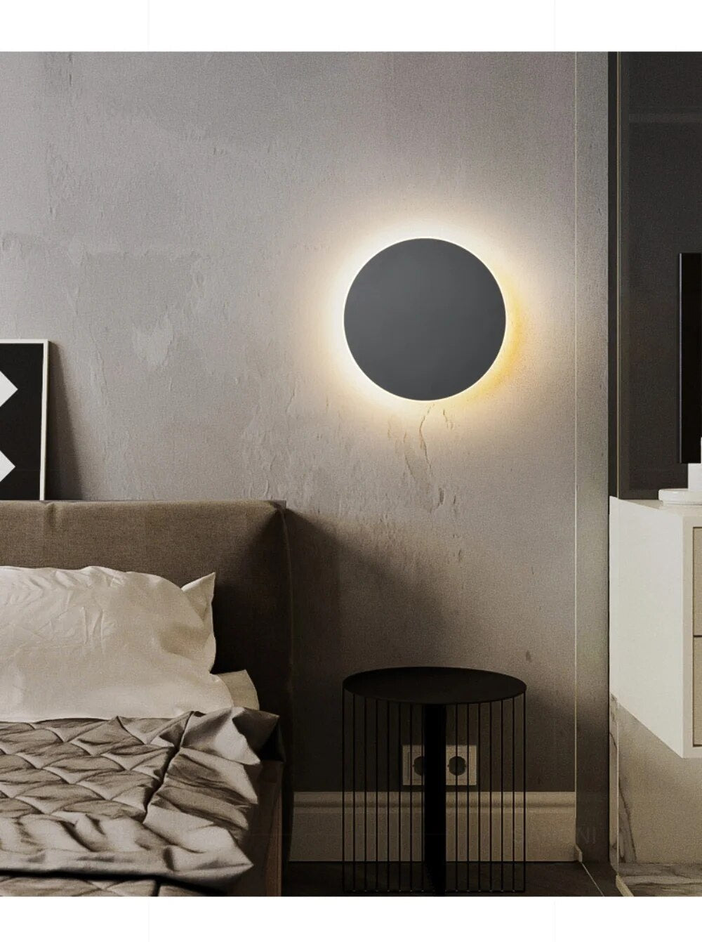 Sleeksphere - led-wandleuchte rund