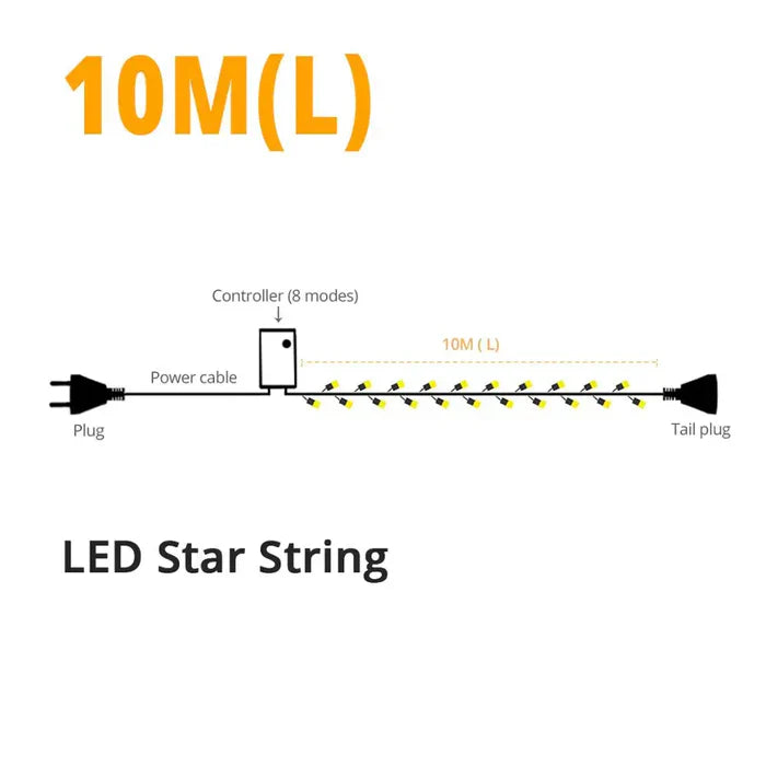 LumiFest - outdoor led lichtervorhang