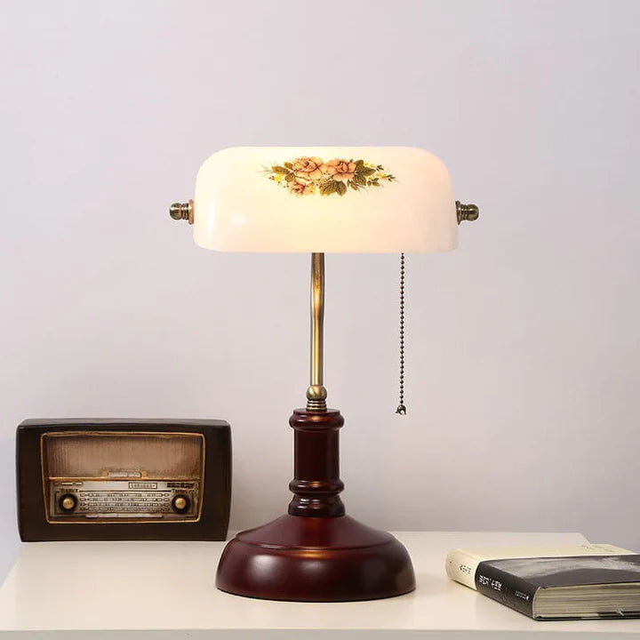 EvoLicht - vintage halbzylinder-tischlampe