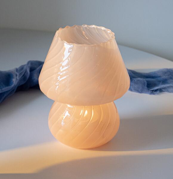 Murano mushroom tischlampe