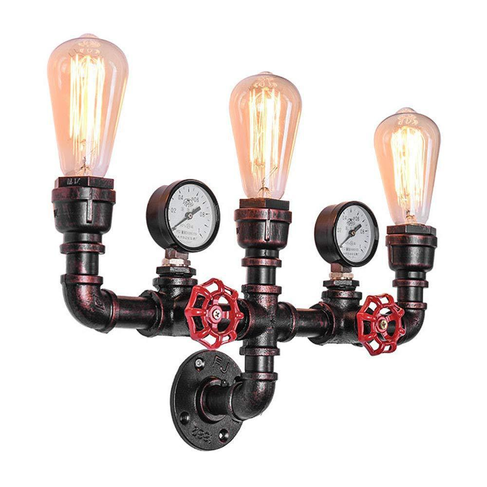 GlowSophie - urn tischlampe in rot und braun