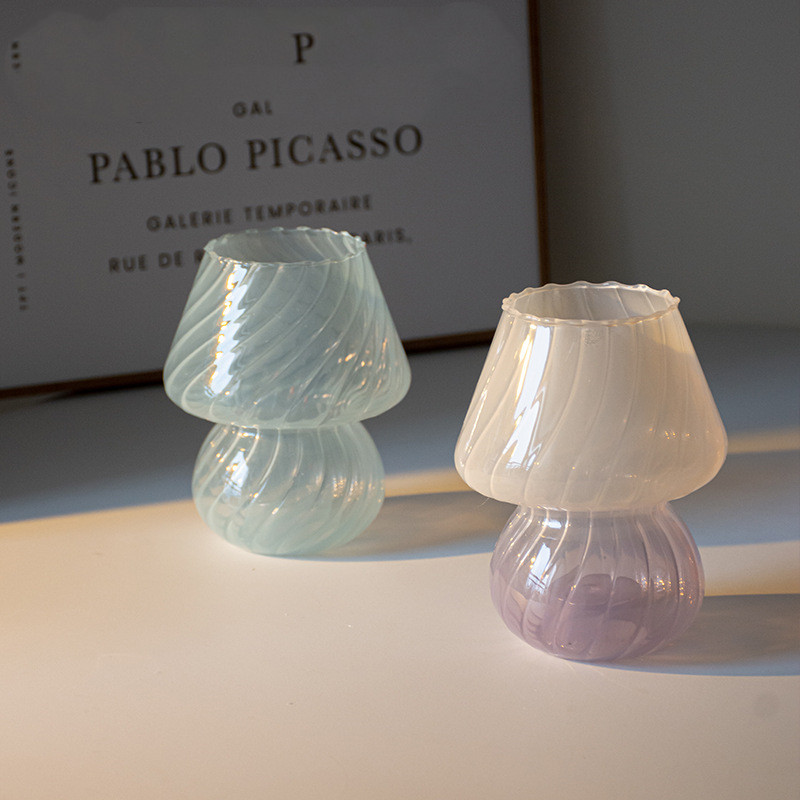 Murano mushroom tischlampe