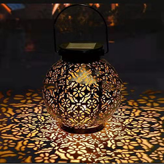 SolarGlow - solarbetriebene vintage-außenlampe - wasserdichte außenlampe
