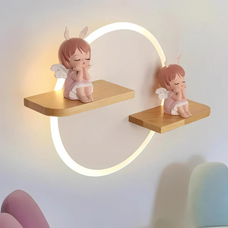 Angelight | kreative nordische led-wandbeleuchtung für kinderzimmer