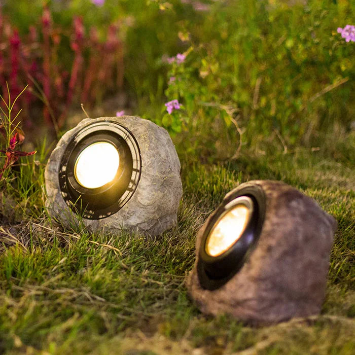 RockyLight – solarleuchten in steinoptik
