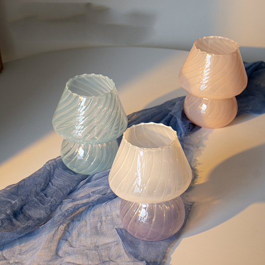 Murano mushroom tischlampe