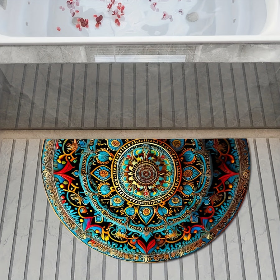 Sacredcircle | halbrunde mandala-fubmatte