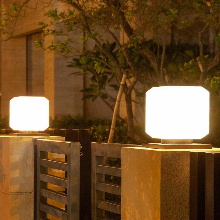 SolLight - weiße nordische solar outdoor lampe