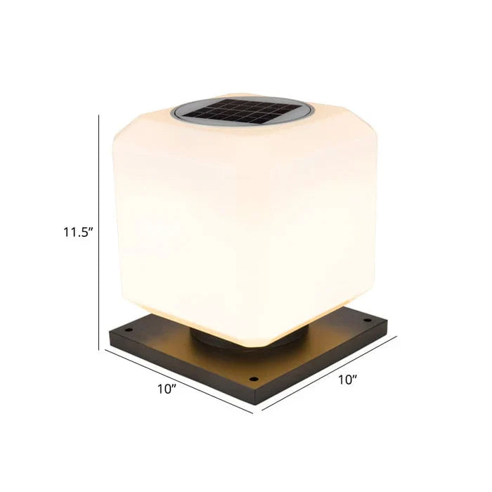 SolLight - weiße nordische solar outdoor lampe